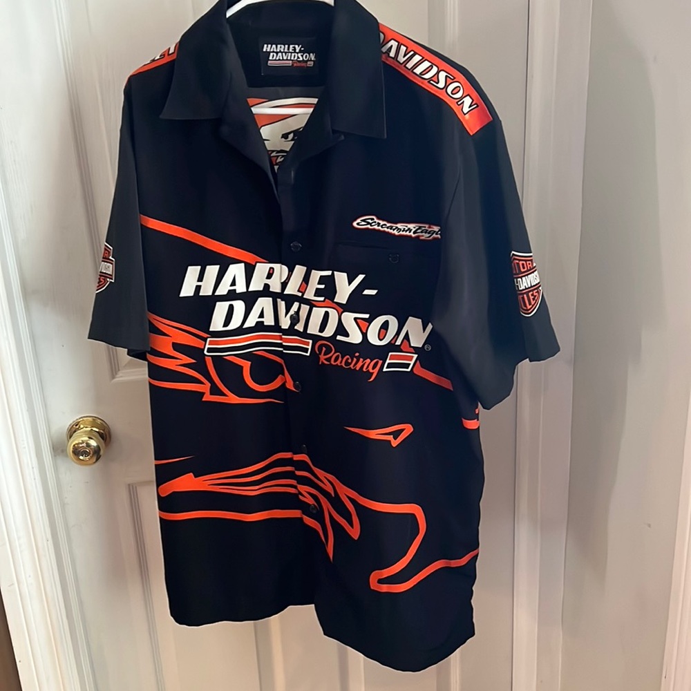 Harley Davidson. Screamin’ Eagle.